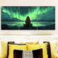 3pcs Northern Lights & Mountain Landscape Wall Art Set Canvas Framed 40x60cm - High Quality Print 100% Australian Made Wall Canvas Ready to Hang