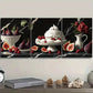 3pcs Dessert cake Art Painting Metal Print Ready to Hang Art