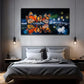Serene Vibrant Butterfly Wall Art Canvas Office Home Room Framed 120x60cm