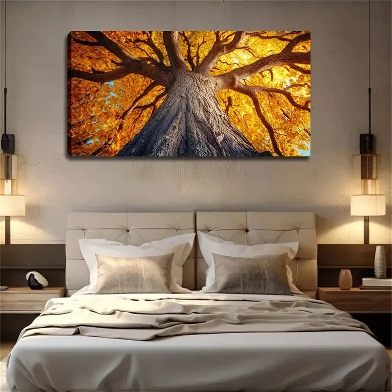 Stunning Tree Veins Modern Wall Art Canvas Office Home Room Framed 120x60cm