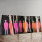 3pcs Featuring Pink Figures in a Forest  Wall Art Set Canvas Framed 40x60cm - High Quality Print 100% Australian Made Wall Canvas Ready to Hang