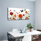 Butterflies Flying Between Flow Wall Art Canvas Office Home Room Framed 120x60cm