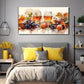Grapes And Champagne Wall Art Canvas Office Home Room Framed 80x45cm