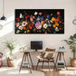 Featuring Fantasy Floral Color Wall Art Canvas Office Home Room Framed 120x60cm