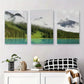 3pcs Tranquil Lake & Green Forest Metal Print Ready to Hang Art