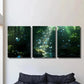 3pcs Butterfly, Butterfly Wings, Forest Style, Metal Print Ready to Hang Art
