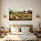 Vineyard Spring & Winter Wall Art Canvas Office Home Room Framed 120x60cm