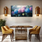 Hydrangea Flowers Minimalist Wall Art Canvas Office Home Room Framed 120x60cm