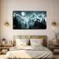 Scale Moonlit Mountain Wall Art canvas office home room framed 120x60cm