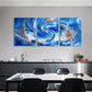 3pcs Abstract Ocean Wave Nature Scene Perfect Wall Art Set Canvas Framed 40x60cm - High Quality Print 100% Australian Made Wall Canvas Ready to Hang