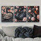 3pcs  Very elegant black swan Art Painting Metal Print Ready to Hang Art