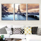 3pcs Iron Tower Poster, Painting Metal Print Ready to Hang Art