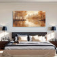 Warm Fall Foliage Scenery Wall Art Canvas Office Home Room Framed 120x60cm