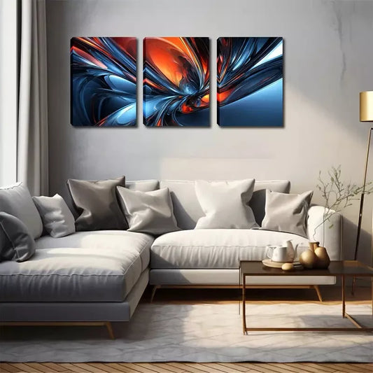 3pcs  abstract gorgeous pattern Wall Art Set Canvas Framed 40x60cm - High Quality Print 100% Australian Made Wall Canvas Ready to Hang