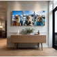 3pcs Funny Animals Art The Himalayas  Metal Print Ready to Hang Art