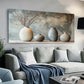 Elegant Vases and Plants Design Art Canvas Office Home Room Framed 120x60cm
