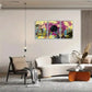 3pcs Sika deer, flying birds, beautiful scenery Metal Print Ready to Hang Art