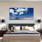 Desert Mountains Countryside Wall Art Canvas Office Home Room Framed 120x60cm