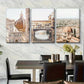 3pcs Florence City Tuscany Italy Metal Print Ready to Hang Art
