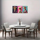 3pcs Cheetah Funny And Cute Animal Cheetah with Metal Print Ready to Hang Art