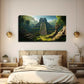 Ancient Civilization Site Wall Art Canvas Office Home Room Framed 80x45cm