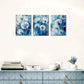 3pcs White Dandelion Picture Metal Print Ready to Hang Art