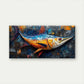Abstract Marlin Fish Wall Art Canvas Office Home Room Framed 120x60cm