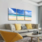 3pcs Romantic Seaside Beach Wall Art Set Canvas Framed 40x60cm - High Quality Print 100% Australian Made Wall Canvas Ready to Hang