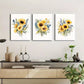 3pcs Rustic Art Of Sunflowers Canvas Framed 40x60cm - High Quality Print 100% Australian Made Wall Canvas Ready to Hang