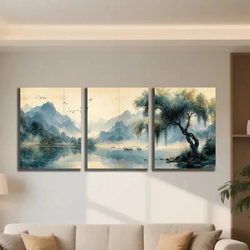 3pcs Modern Canvas Print Picture Print Metal Print Ready to Hang Art