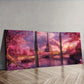 3pcs Cherry Blossoms at Eiffel Tower Wall Art Set Canvas Framed 40x60cm - High Quality Print 100% Australian Made Wall Canvas Ready to Hang