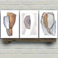 3pcs Decor Minimalist Abstract Art Stylish Metal Print Ready to Hang Art