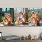 3pcs People made of flowers Metal Print Ready to Hang Art