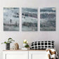 3pcs Misty Forest Tranquil Foggy Landscape Metal Print Ready to Hang Art