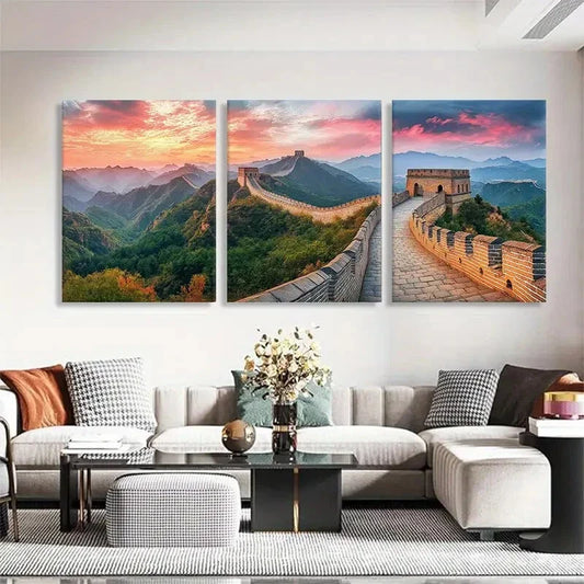 3pcs Breathtaking Views of the Iconic Perfect Wall Art Set Canvas Framed 40x60cm - High Quality Print 100% Australian Made Wall Canvas Ready to Hang