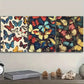 3pcs Vintage illustration of butterflies Metal Print Ready to Hang Art