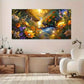 Sunlit Flowers in Forest wall canvas office home room framed 120x60cm