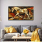 A Vigorous Horse Suitable Wall Art Canvas Office Home Room Framed 120x60cm