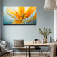 Depicting Tulips Nature Yellow Wall Art Canvas Office Home Room Framed 120x60cm