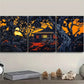 3pcs Vibrant Orange, Black & White Landscape Wall Art Set Canvas Framed 40x60cm - High Quality Print 100% Australian Made Wall Canvas Ready to Hang