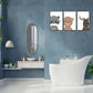 3pcs Raccoon Bear Sika Deer Elegant Metal Print Ready to Hang Art