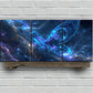 3pcs Butterfly Nebula Stunning Blue Metal Print Ready to Hang Art