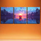 3pcs Living Room Bedroom Canvas Framed 40x60cm - High Quality Print 100% Australian Made Wall Canvas Ready to Hang