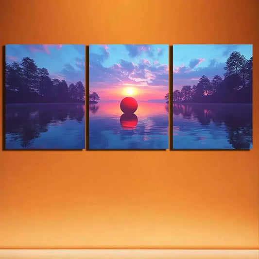3pcs Living Room Bedroom Canvas Framed 40x60cm - High Quality Print 100% Australian Made Wall Canvas Ready to Hang