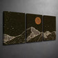 3pcs Modern Line Art Canvas Framed 40x60cm - High Quality Print 100% Australian Made Wall Canvas Ready to Hang
