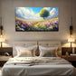 Lush Greenery Serene Blue Sky Wall Art Canvas Office Home Room Framed 120x60cm
