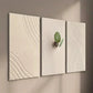 3pcs Japanese Courtyard Zen Meditation Decor Wall Art Set Canvas Framed 40x60cm - High Quality Print 100% Australian Made Wall Canvas Ready to Hang
