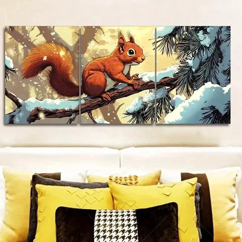 3pcs Rustic Wooden Natural Colorful Perfect Wall Art Set Canvas Framed 40x60cm - High Quality Print 100% Australian Made Wall Canvas Ready to Hang