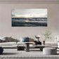 Modern Florida Beach Sunset Wall Art Canvas Office Home Room Framed 80x45cm