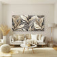 Leaf Modern Abstract Wall Art Canvas Office Home Room Framed 80x45cm